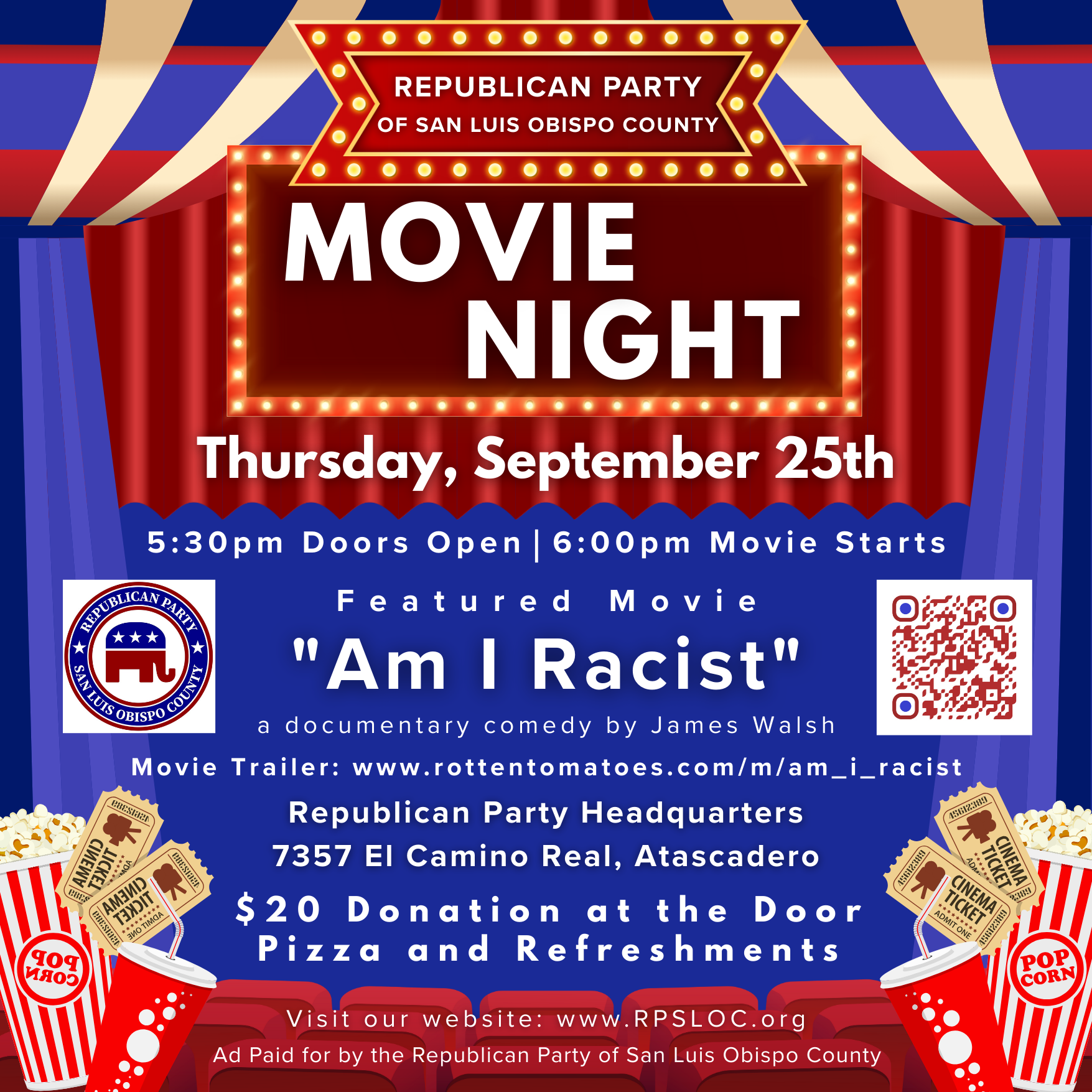 RPSLOC Movie Night & Social