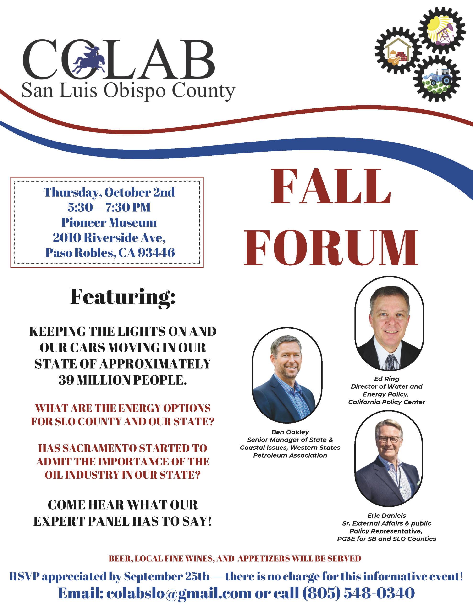 COLAB Fall Forum on Energy