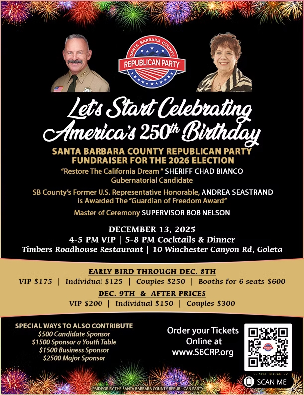 Santa Barbara County Republican Party Fundraiser for the 2026 Election