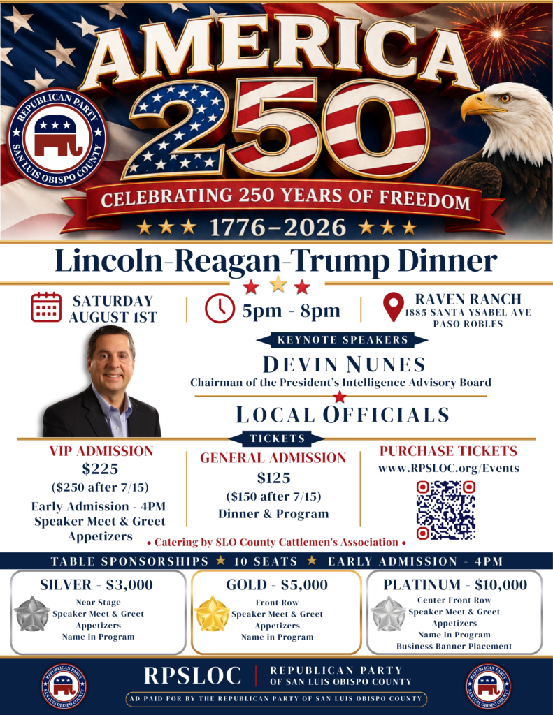 RPSLOC Lincoln-Reagan-Trump Dinner