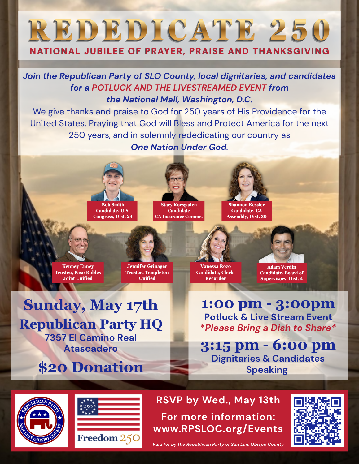 National Prayer Rededication 250 Day