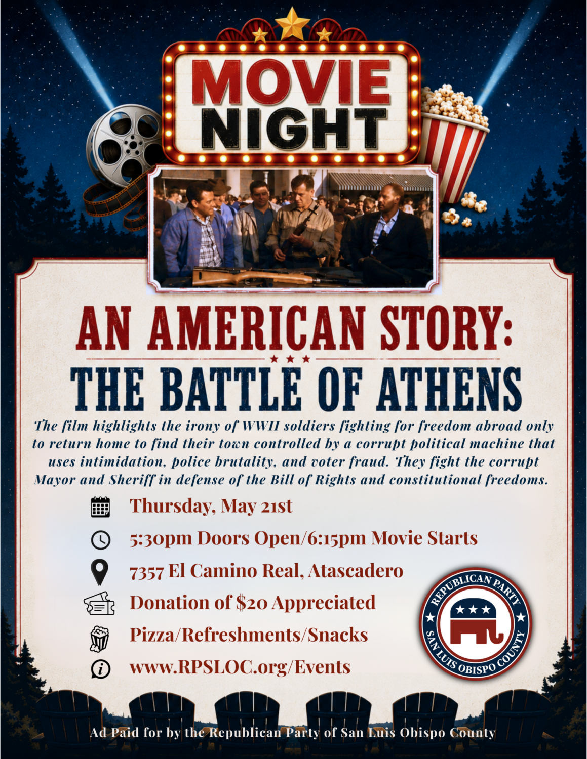 RPSLOC Movie Night & Social
