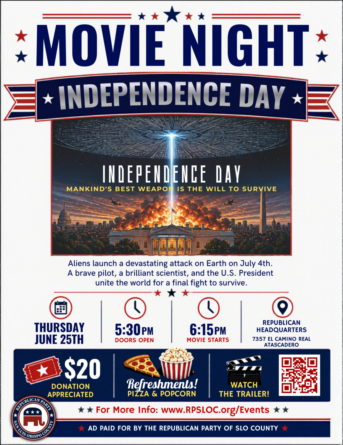 RPSLOC Movie Night & Social