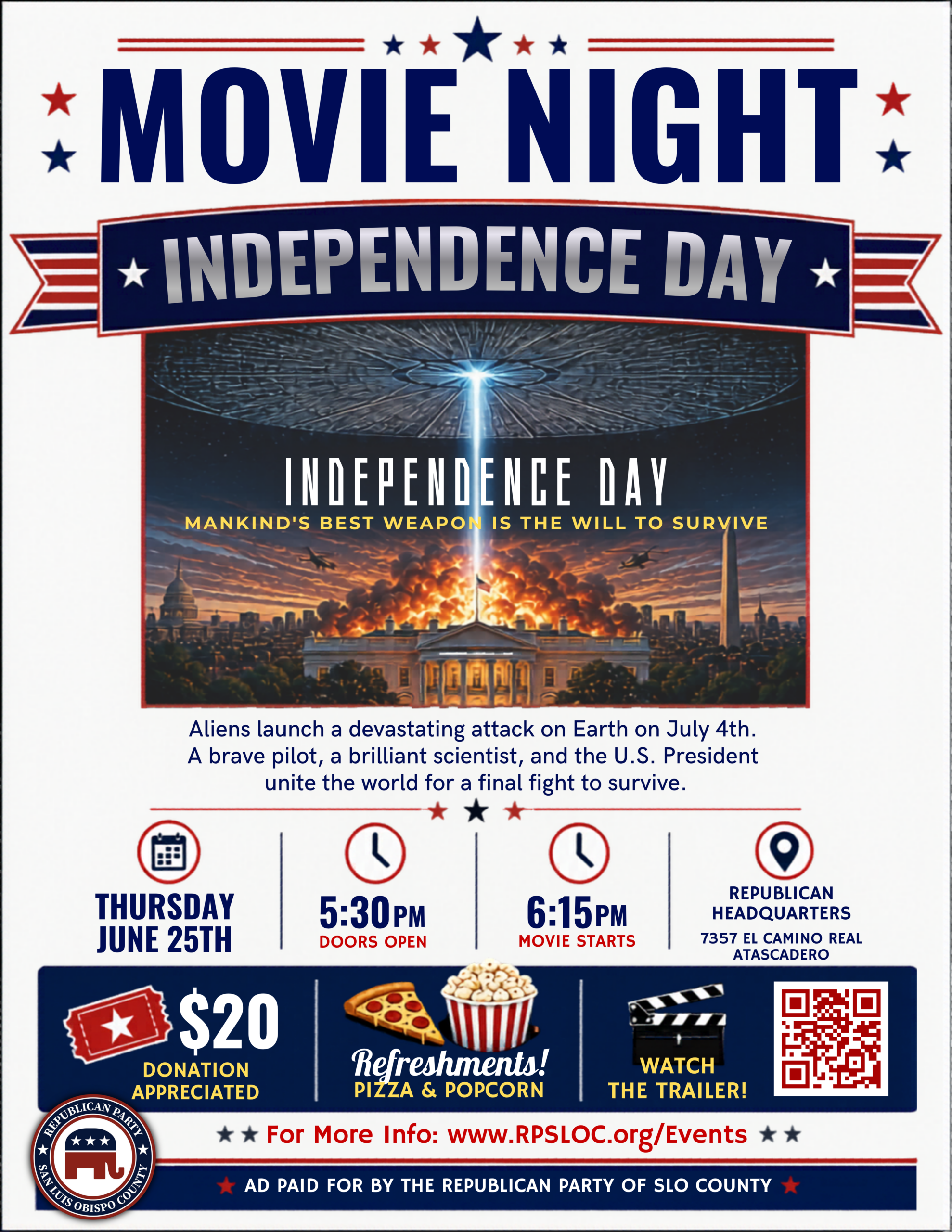 RPSLOC Movie Night & Social