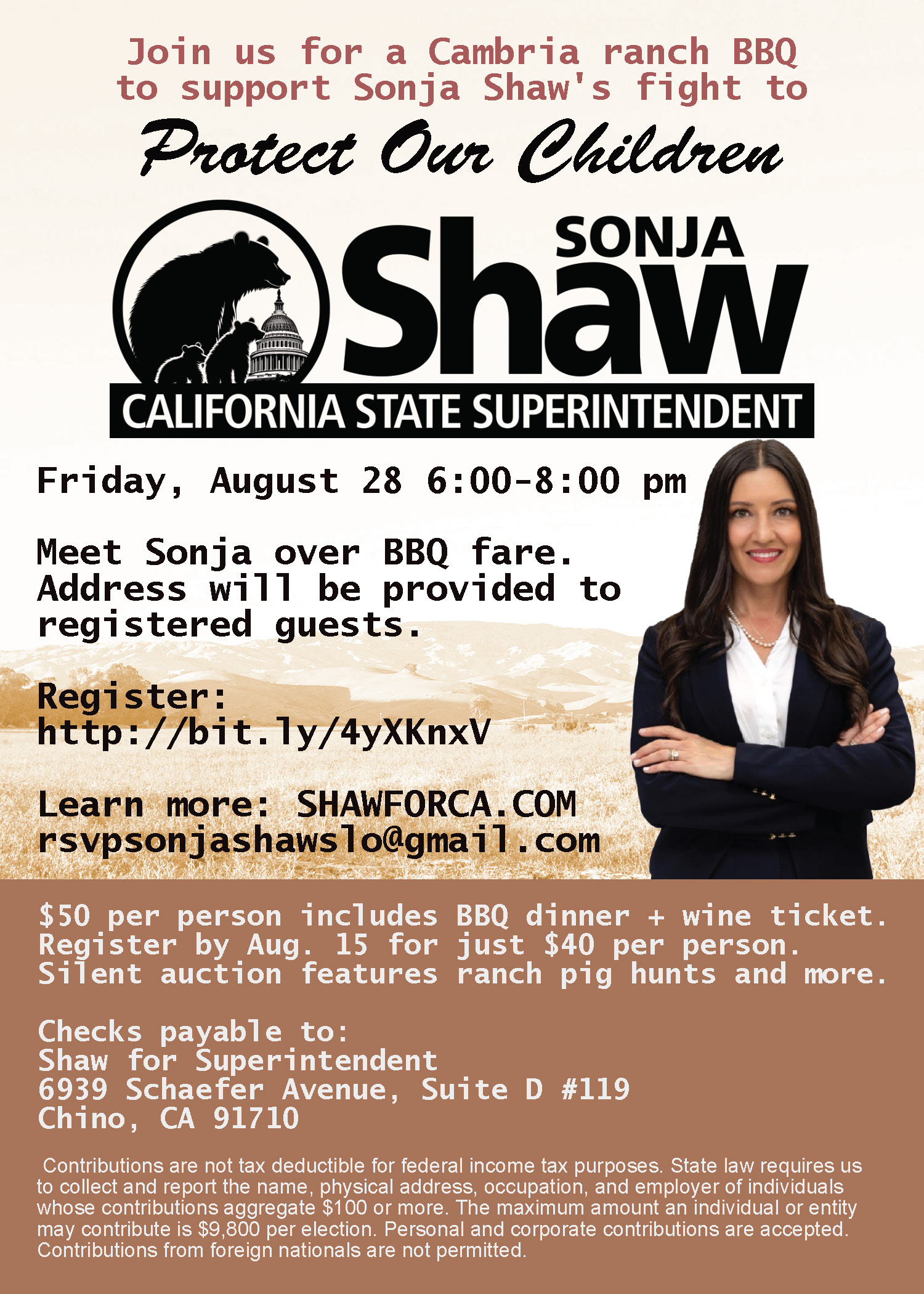 Sonja Shaw Fundraiser